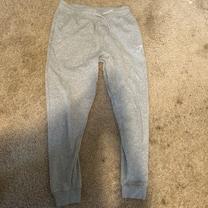 Light gray Gymshark sweatpants